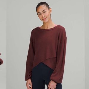 Lululemon reversible crossover sweater